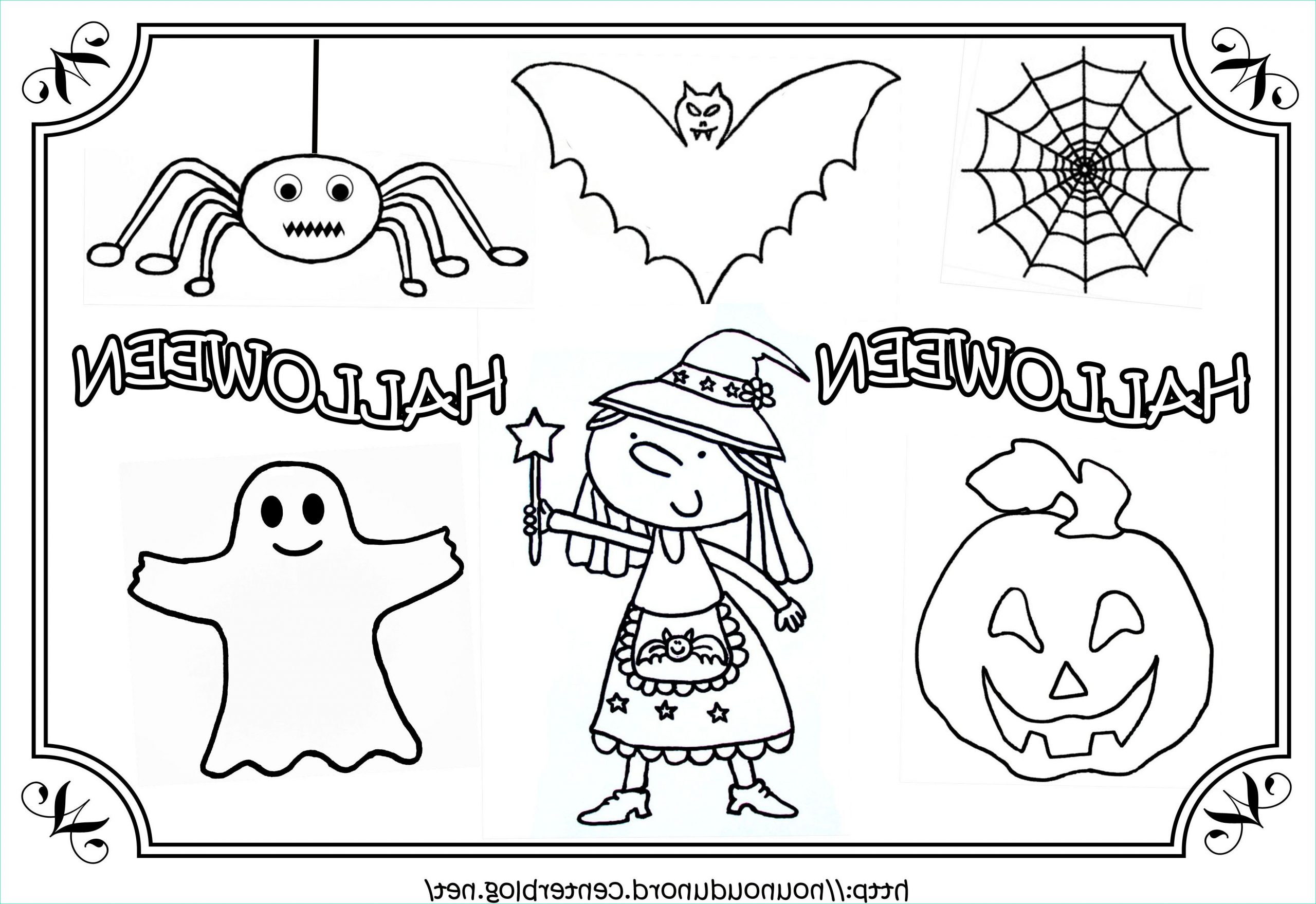 coloriage halloween maternelle
