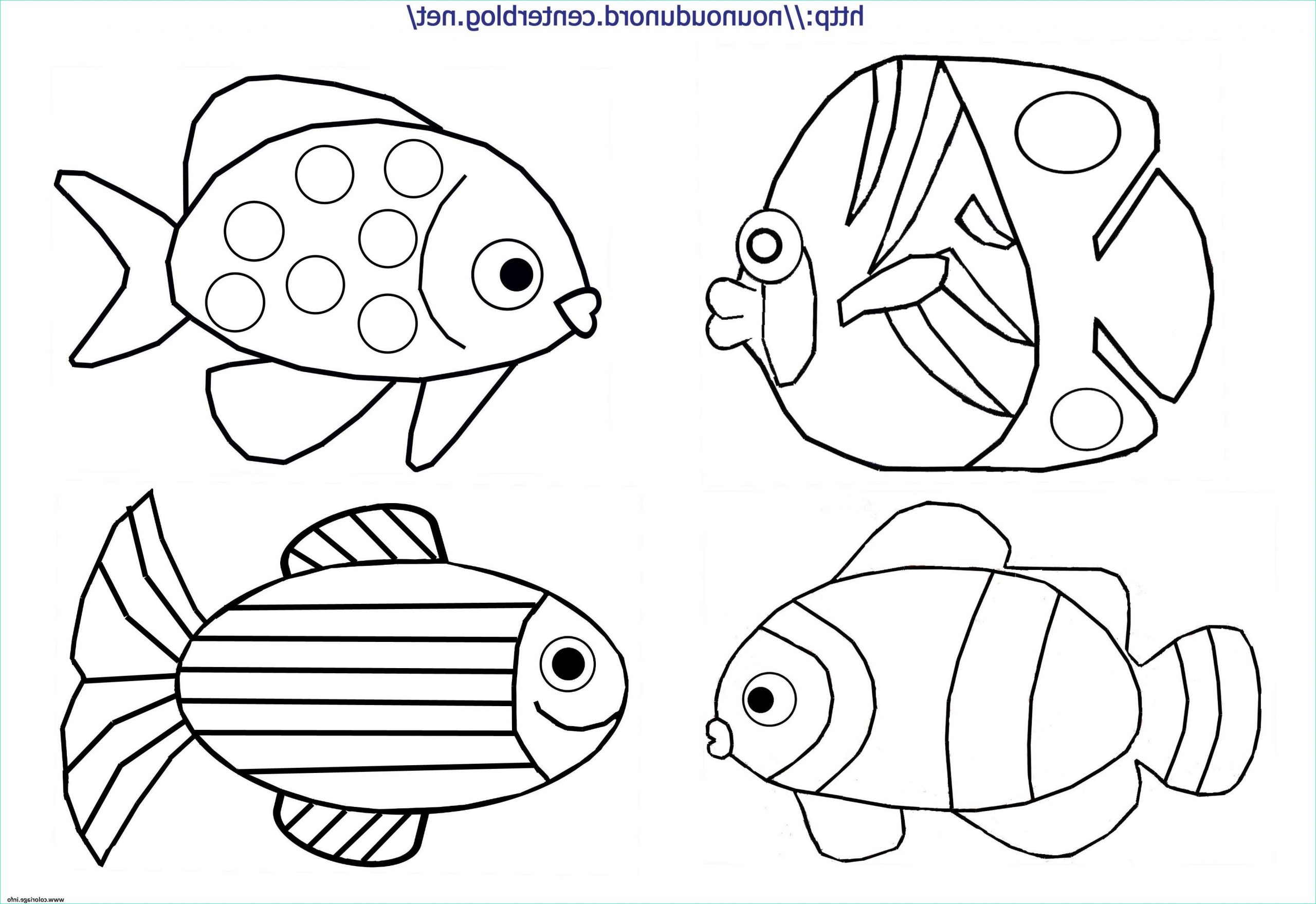 poisson davril dessin coloriage