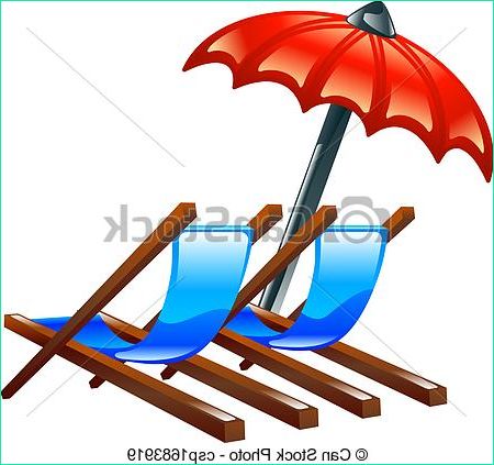 pont ou plage chaises et parasol