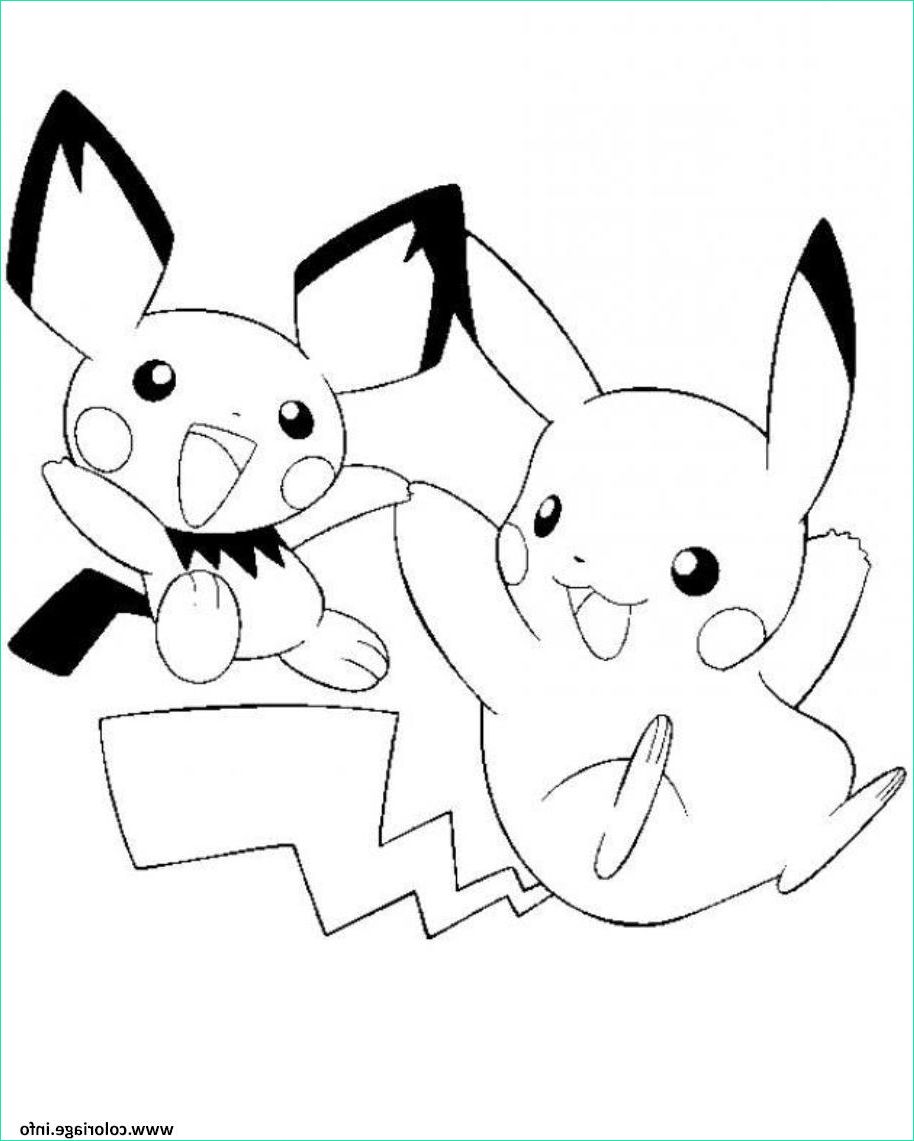 pikachu s printable9861 coloriage dessin