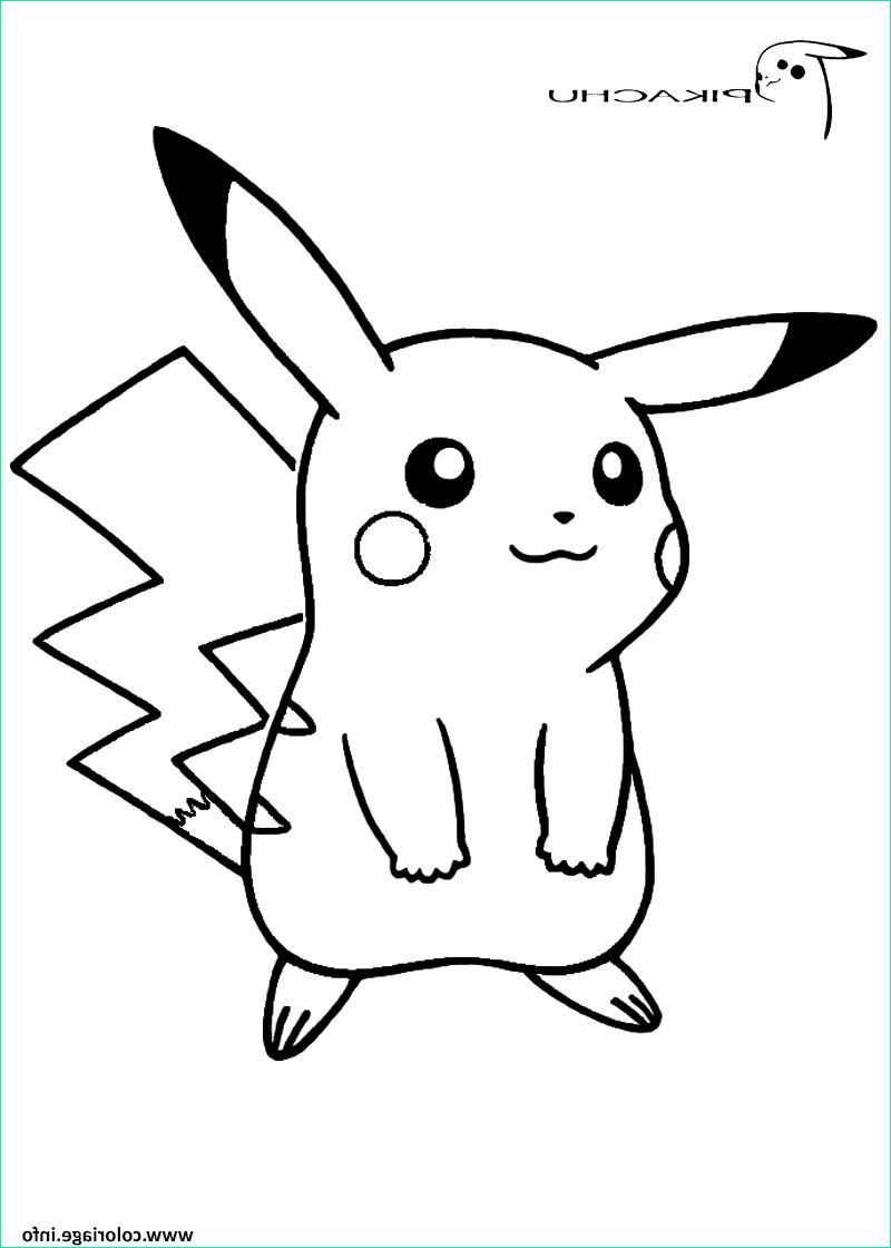 pikachu 289 coloriage dessin