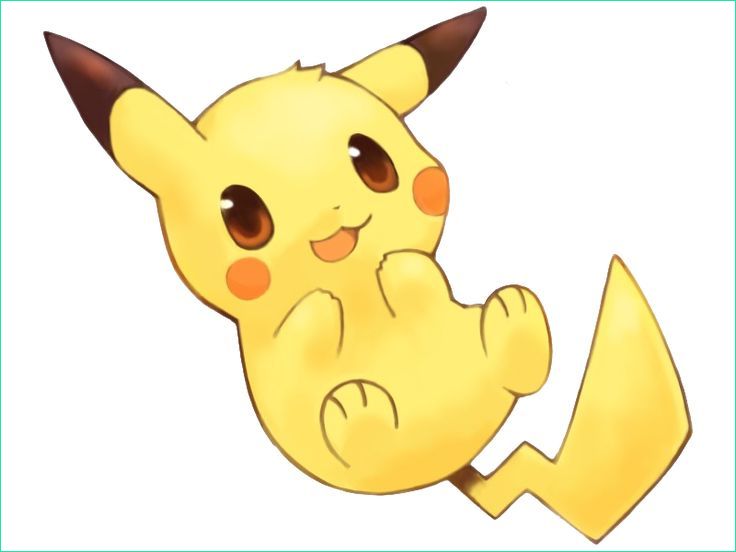dessin facile pikachu kawaii