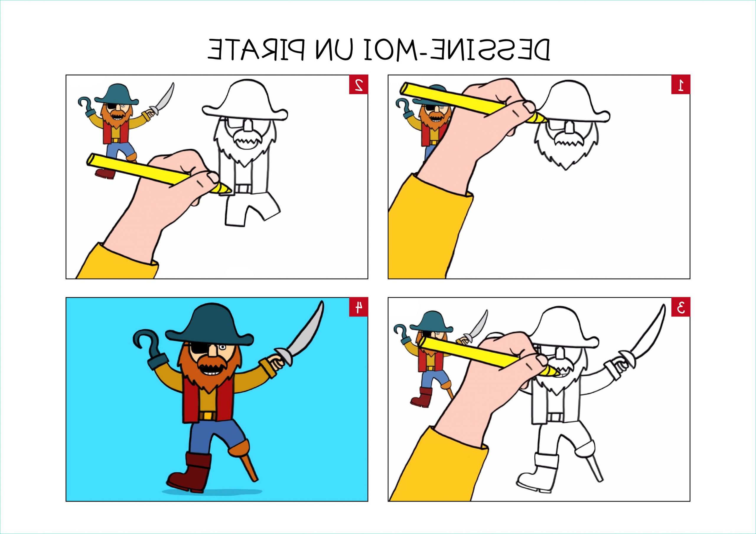 apprendre a dessiner un pirate en 3 etapes