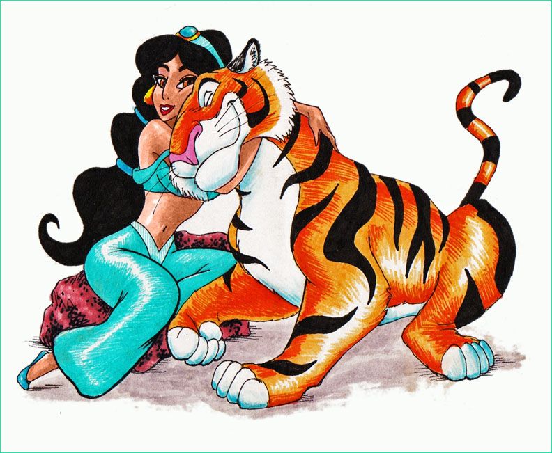 Jasmin y su tigre
