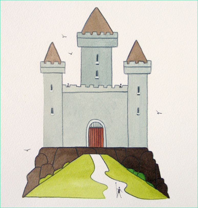 le plus populaire dessin de chateau