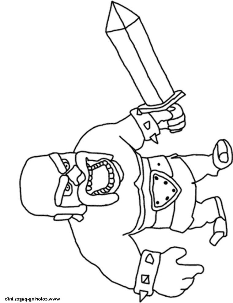 barbarian king 2 clash of clans printable coloring pages book