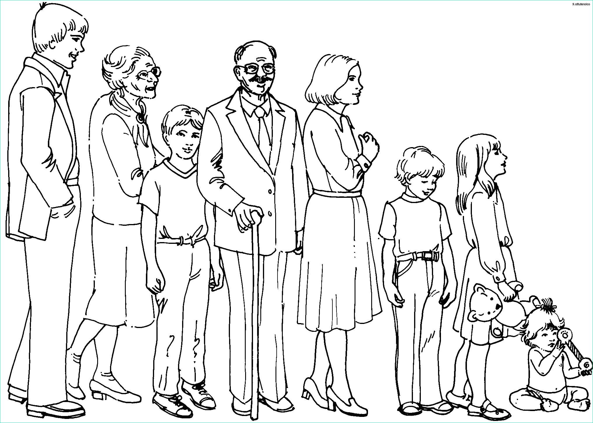 coloriage de la famille famille 34 personnages coloriages a imprimer