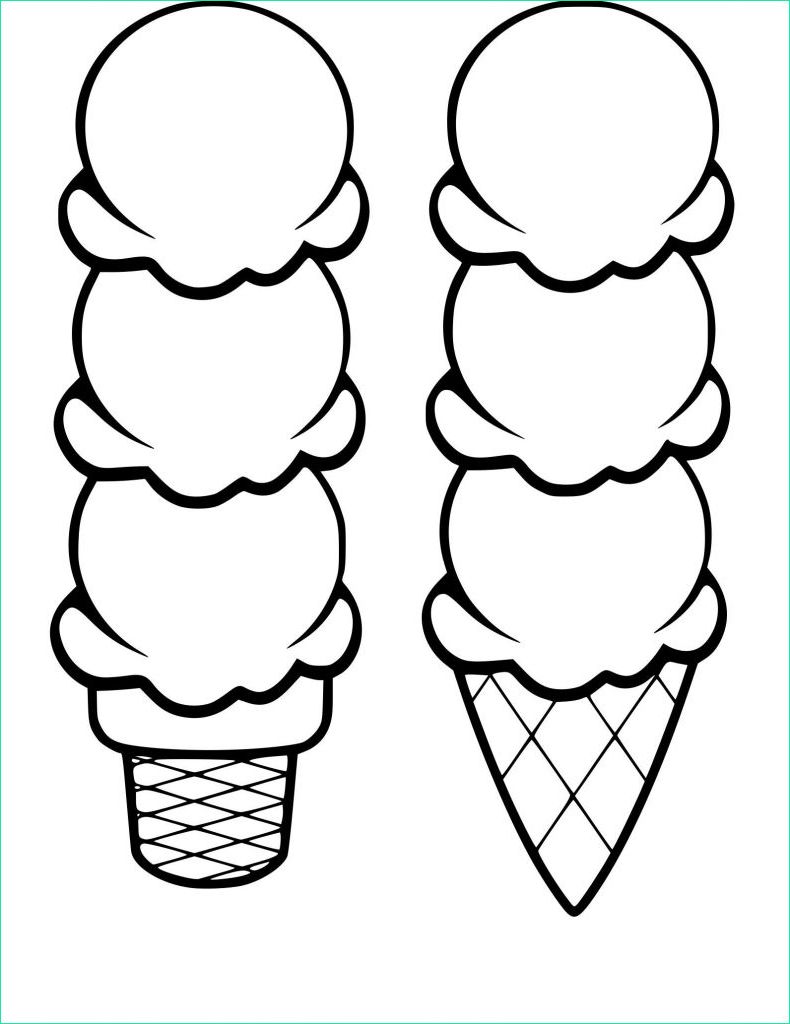 coloriage glace italienne bestof collection dessin kawaii glace motivrh