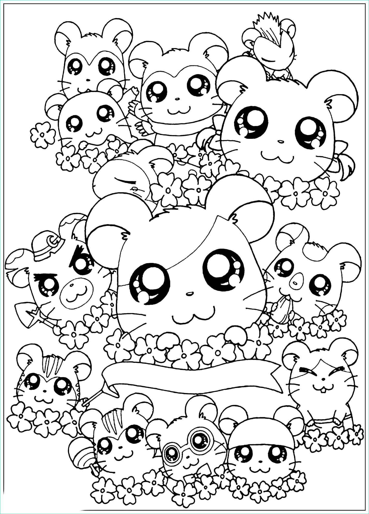 image=kawaii Coloring for kids kawaii 1
