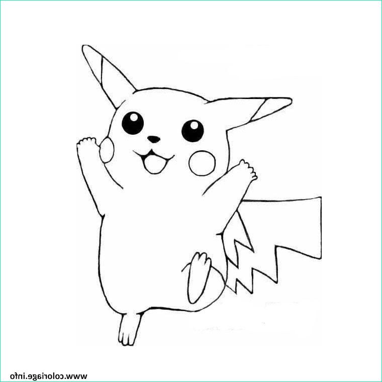 dessin pikachu kawaii imprimer