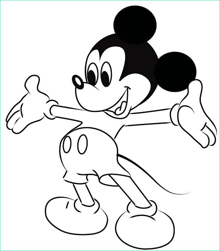 coloring mickey mouse