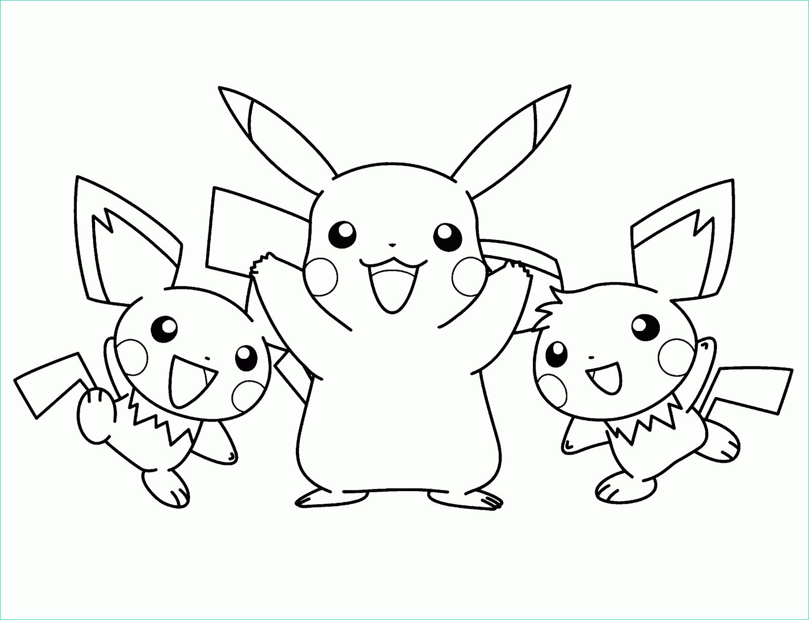 pikachu and satoshi pokemon coloring
