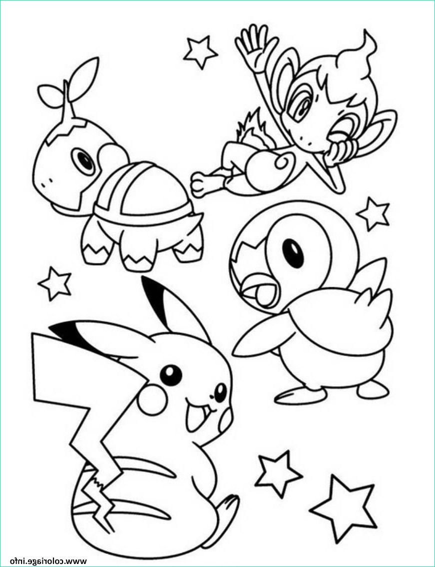 pokemon coloriage pikachu