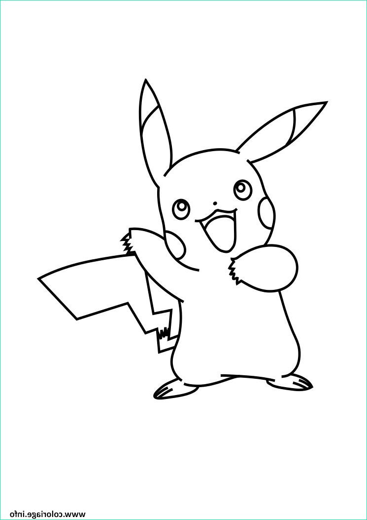 pikachu pokemon xy coloriage