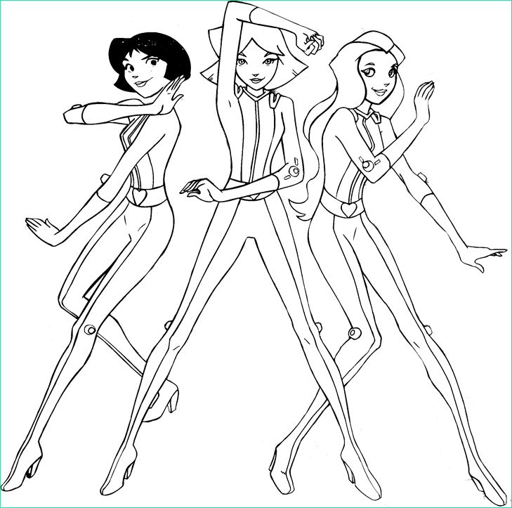 Coloriage Totally Spies