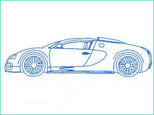 ment dessiner une voiture bugatti beyron 491