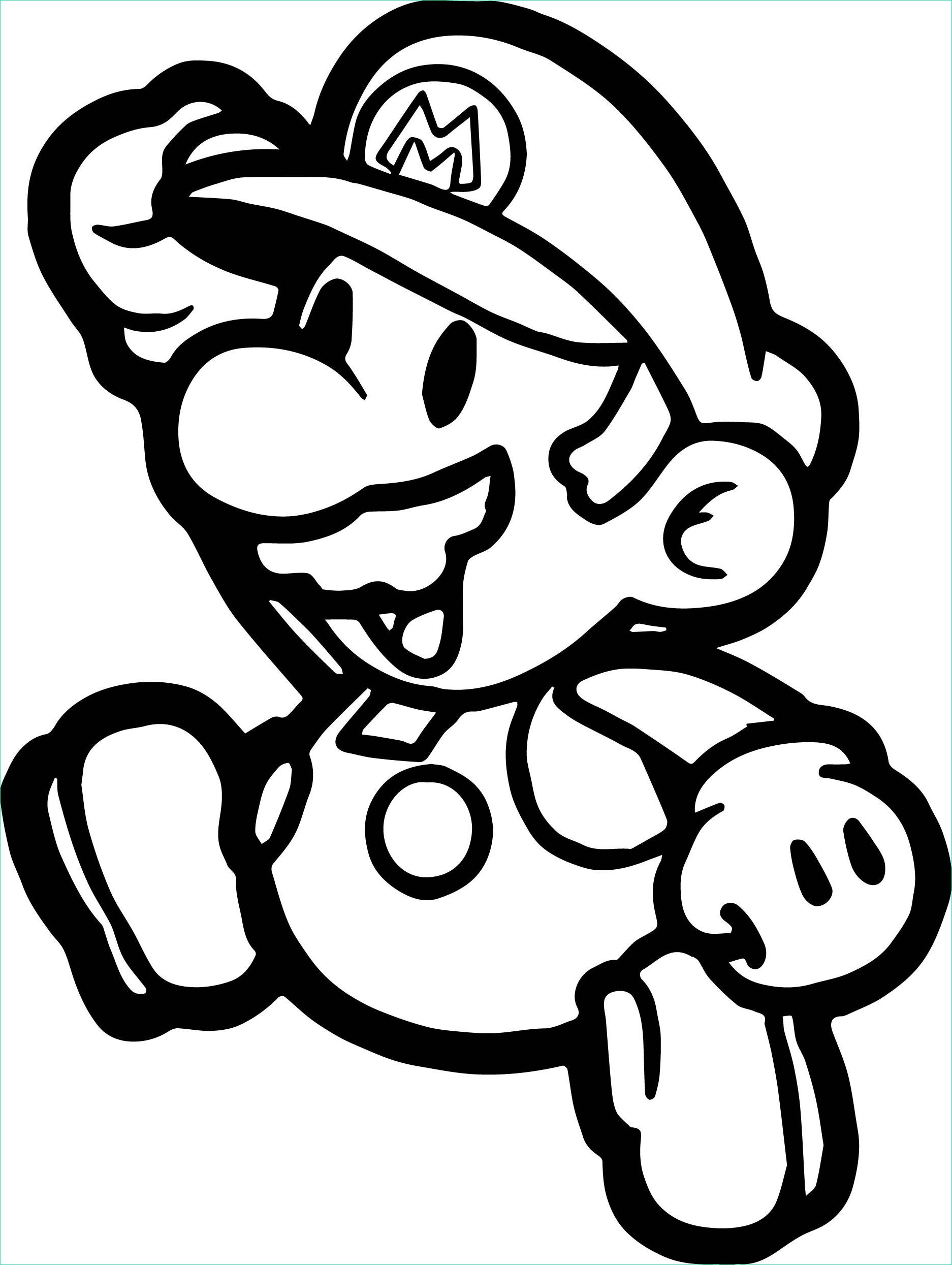 super paper mario coloring pages