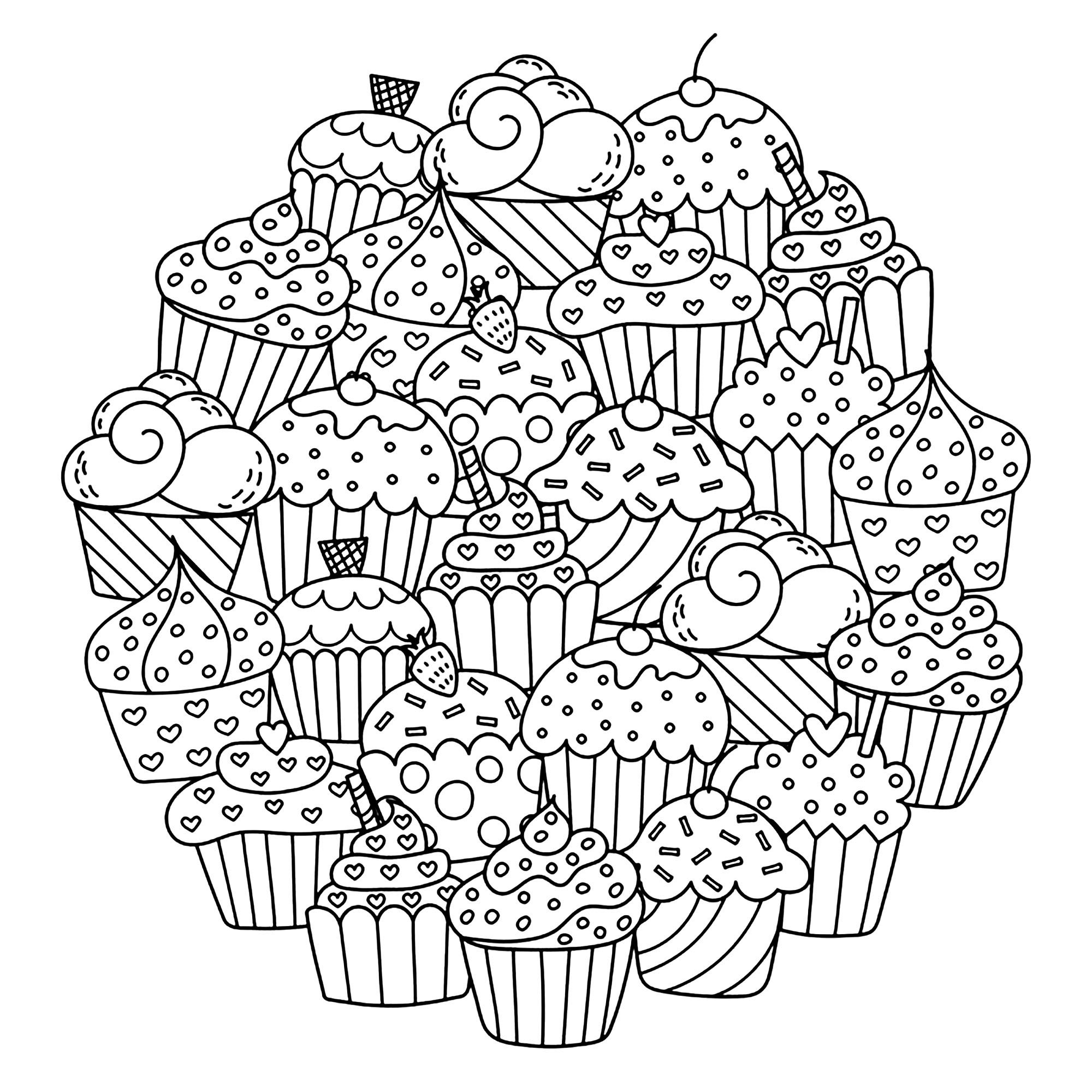 image=zen anti stress mandala delicious cupcakes 1