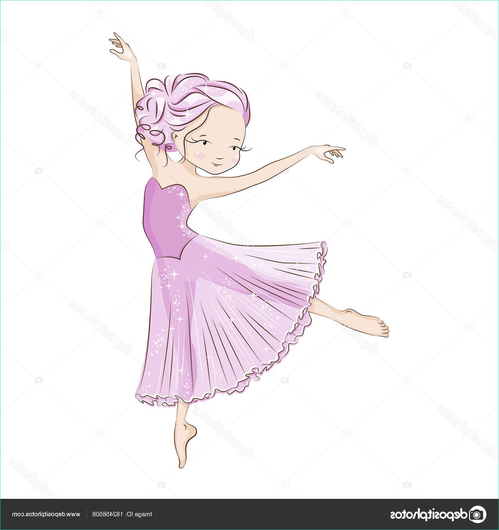 stock illustration beautiful ballerina classical tutu graceful