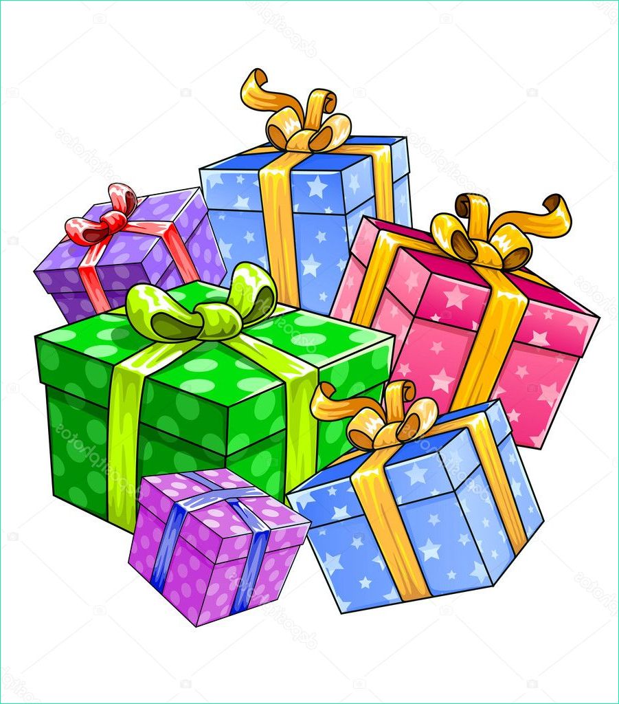 stock illustration vector holiday t presents isolated
