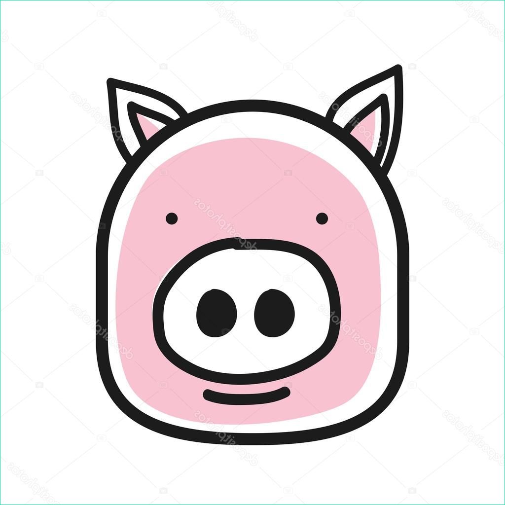 dessin de tete de cochon