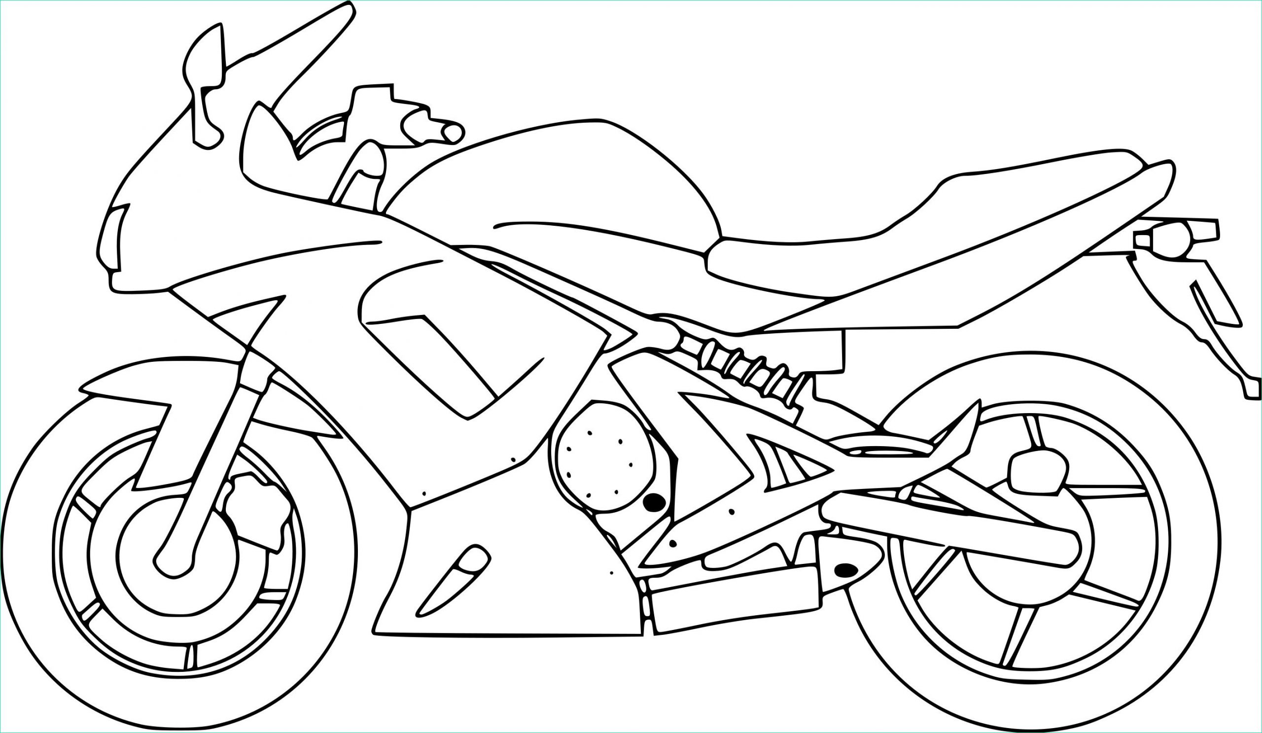 Dessin Facile Moto Unique Photos Coloriage Moto à Imprimer Sur Coloriages Fo