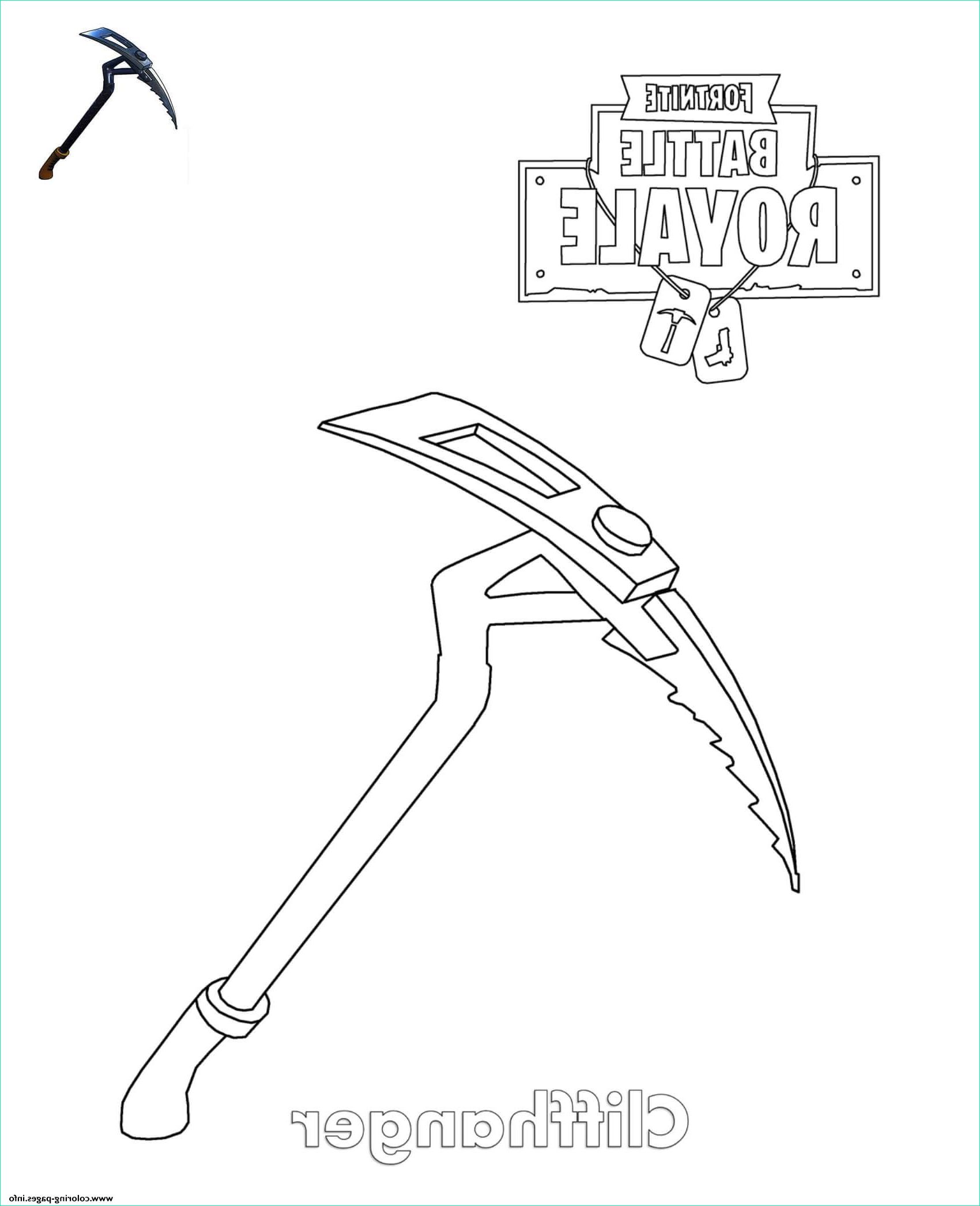 cliffhanger fortnite printable coloring pages book