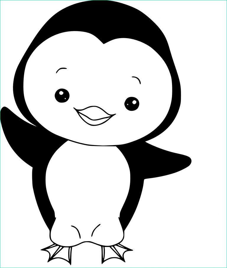 pingouin dessin facile cool stock coloriage pingouin facile a imprimer