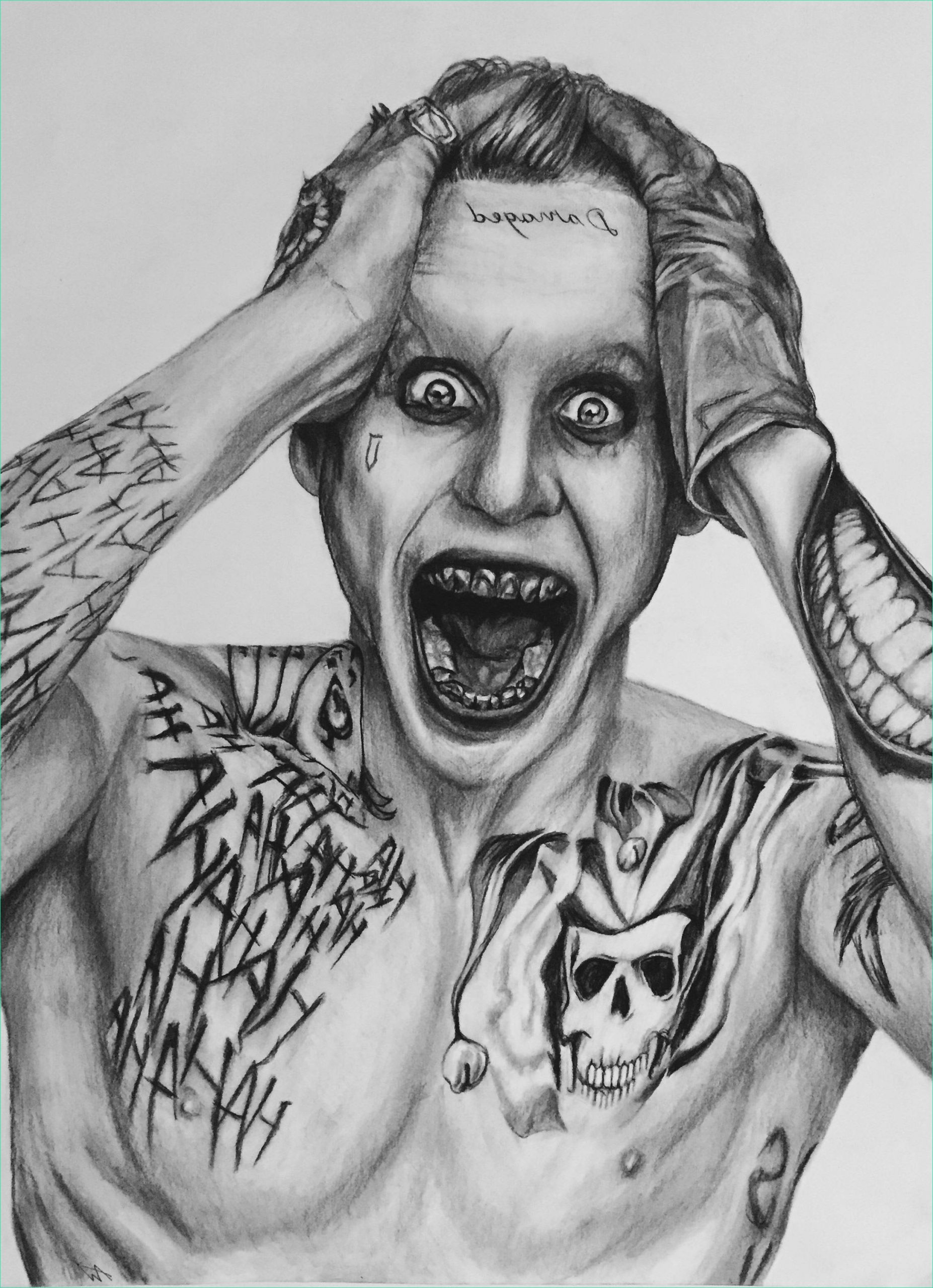 the joker from suicide squad a2 charcoal