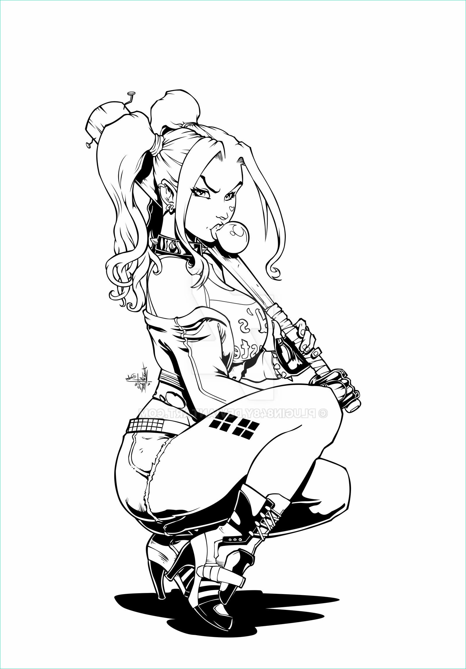 Suicide Squad Harley Quinn Inks