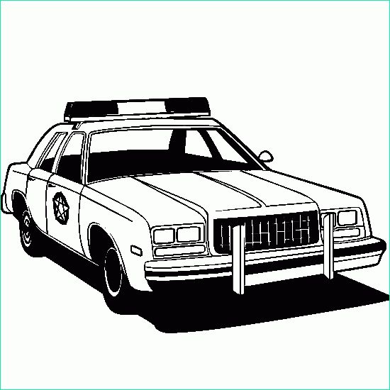 dessin voiture police americaine sheriff
