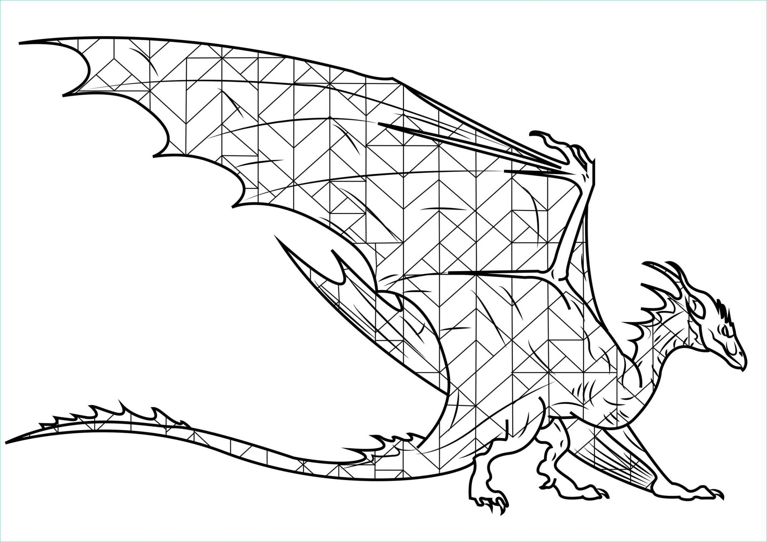 image=dragons coloring page wyvern dragon 1