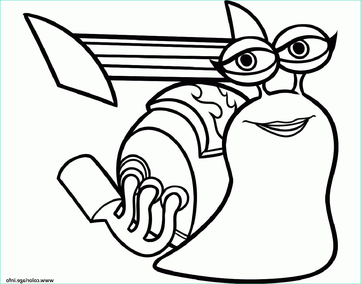 turbo escargot coloriage dessin