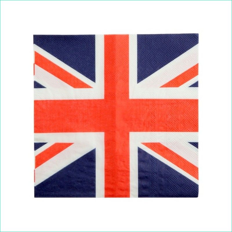 2925 serviettes de table angleterre drapeau anglais les 20