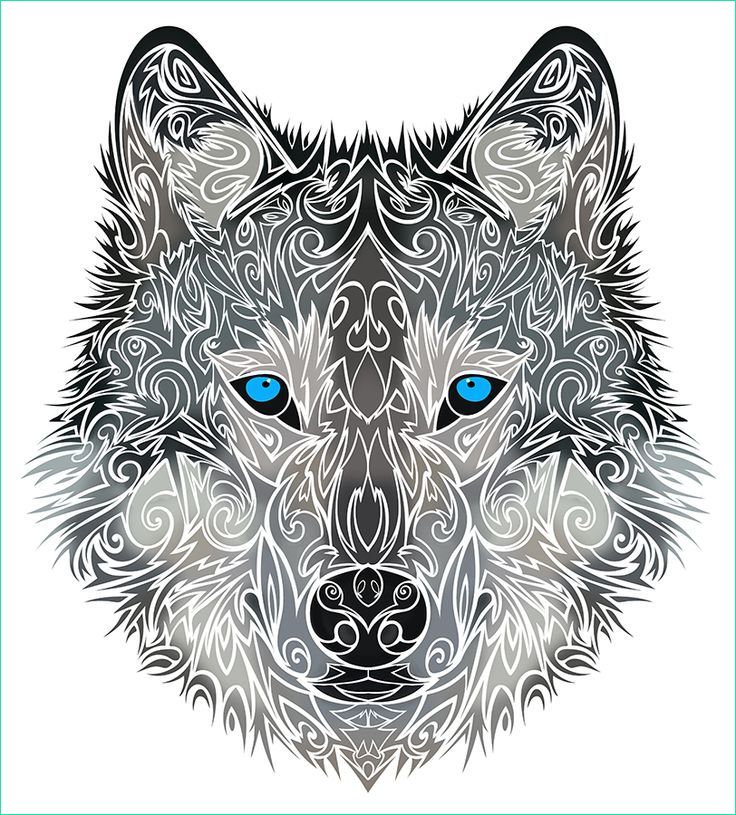 30 mandala wolf tattoos designs collection