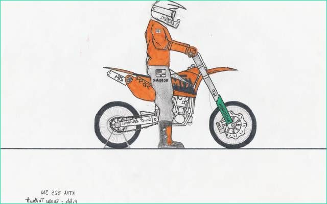 dessins de moto