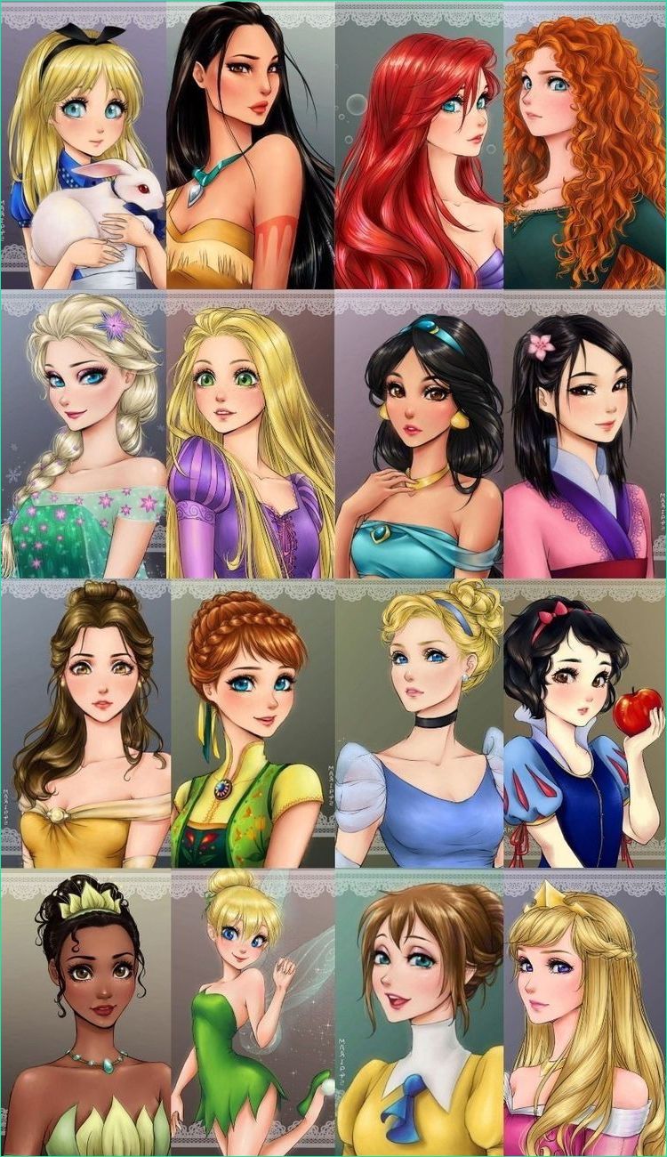dessin anime disney les princesses
