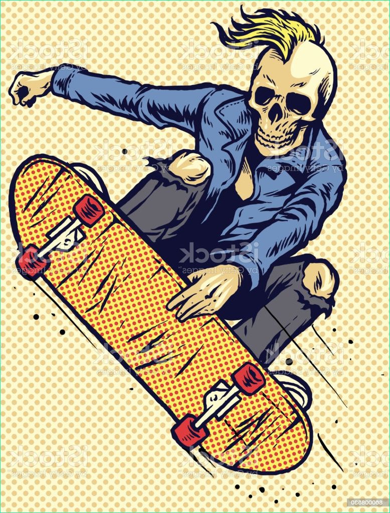 dessin skateboard style