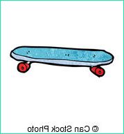 cassé net skateboard dessin animé