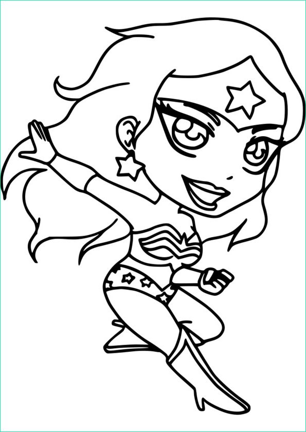 dessin de super heros femme