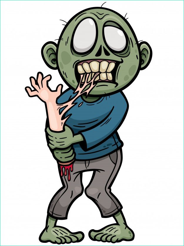 dessin anime zombie