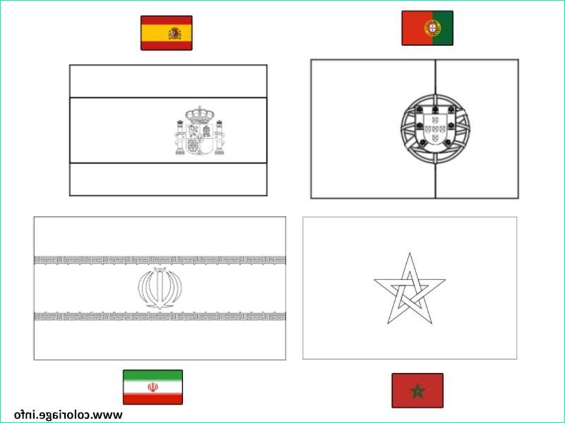 fifa coupe du monde 2018 groupe b portugal espagne maroc iran coloriage