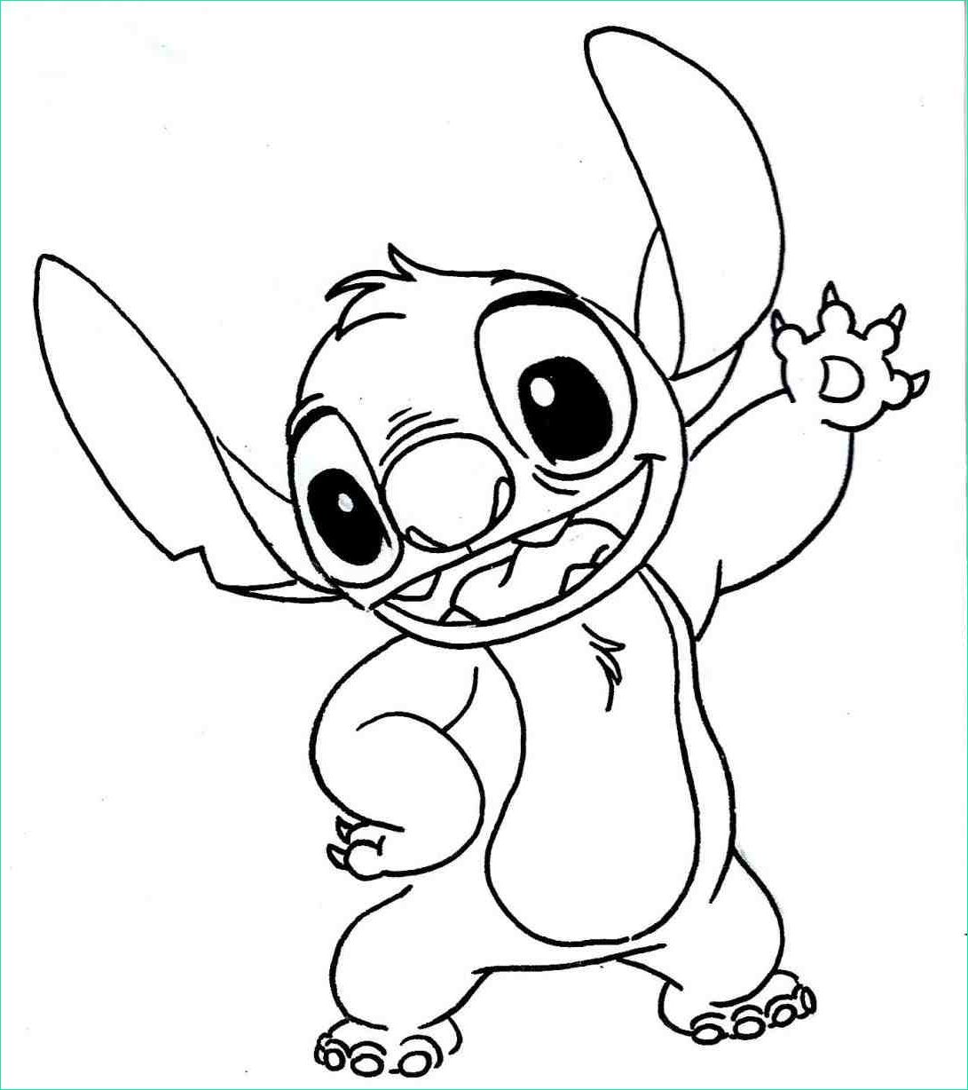 disney stitch coloring pages