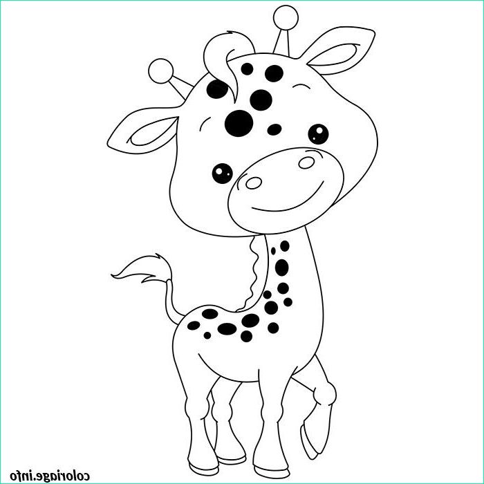 de bebe girafe coloriage 7073