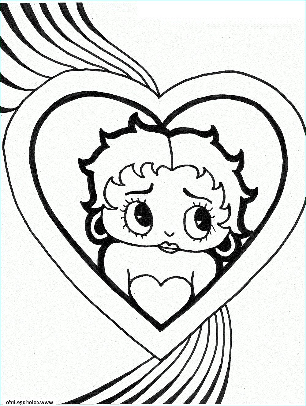 coeur amour 44 coloriage dessin