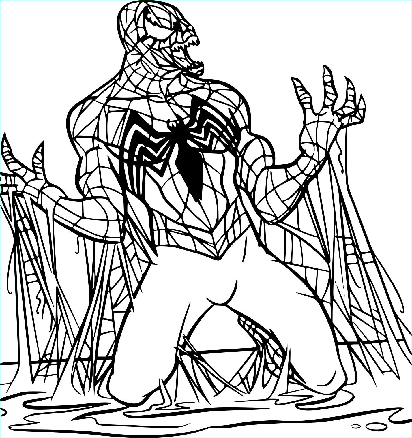 12 premier coloriage de spiderman image