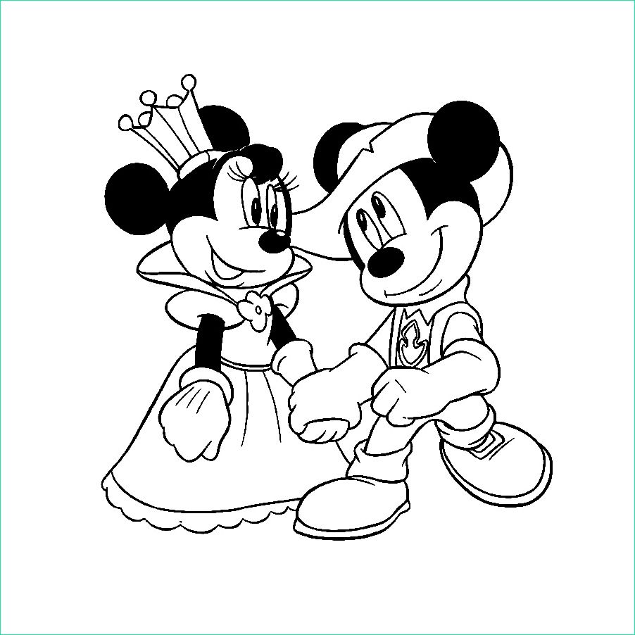 image=mickey et ses amis coloriage mickey minnie prince 1