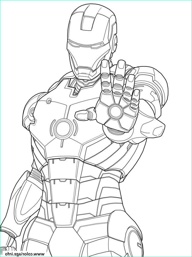iron man 3 coloriage