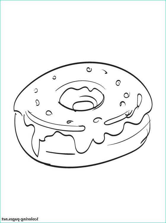 donut line drawing