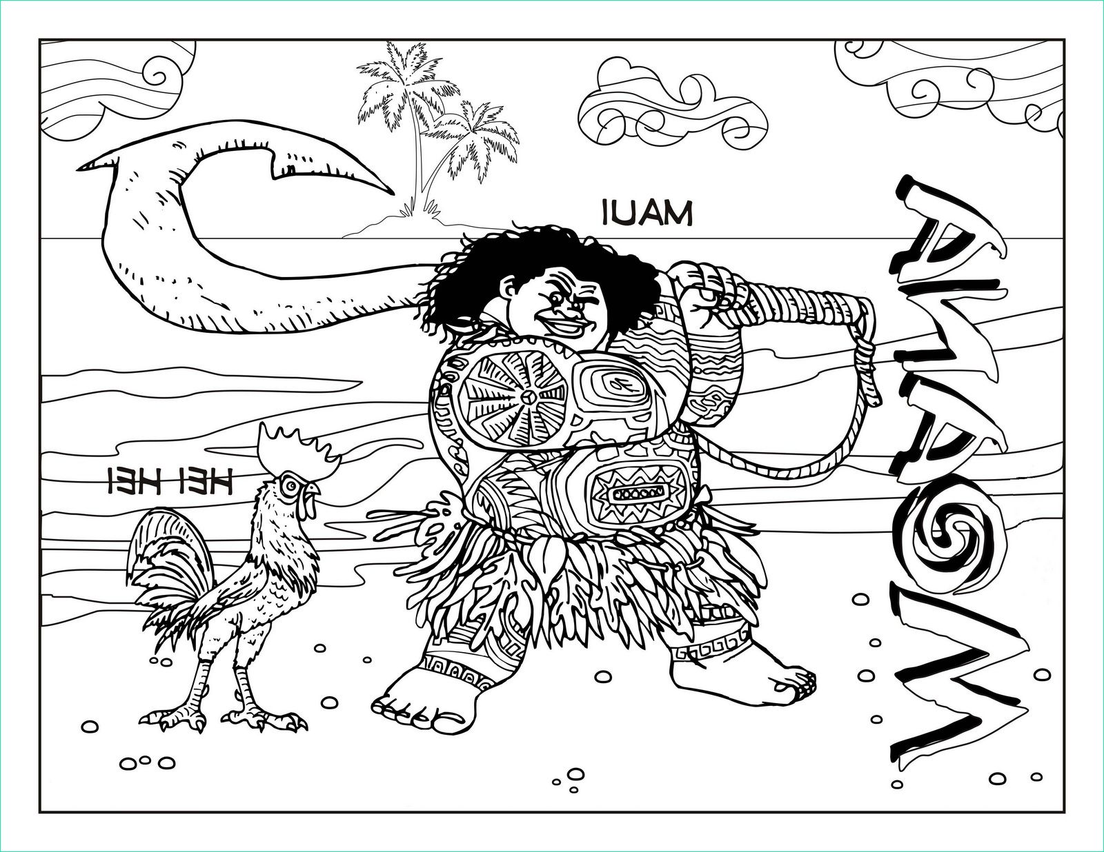 maui coloring pages for all ages to inspire creativity